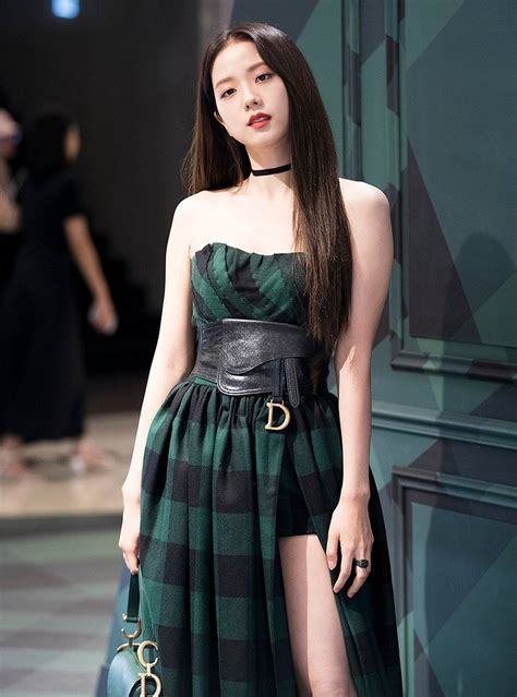 jisoo dior dress